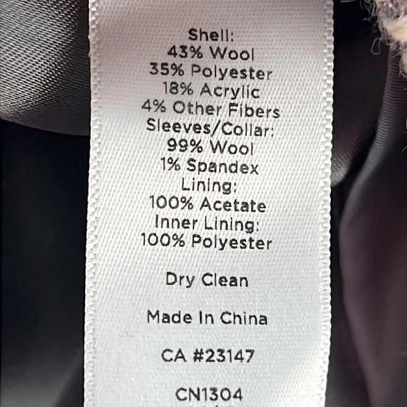 Talbots Tweed Metallic Wool Blend Short Sleeve Shift Dress Lined Size 12 Gray - Picture 14 of 16